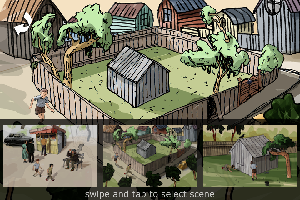 screenshot from the app